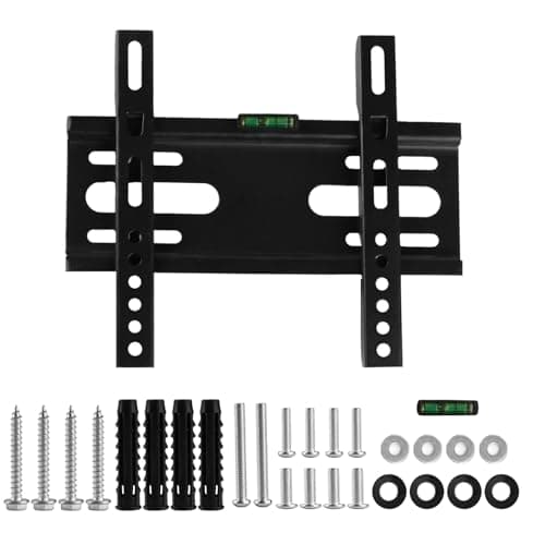 Image of 1 SetTV Wall Bracket for 17-42 Inch TVs, TV Wall Mounts for 14-42" LED/LCD/OLED Flat & Curved TVs, Adjustable Universal TV Brackets, Wall Bracket for 32 40 42 Inch, Max Vesa: 200x200mm