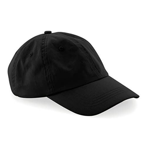 Image of Beechfield B653 Low Profile 6 Panel Dad Cap - Black