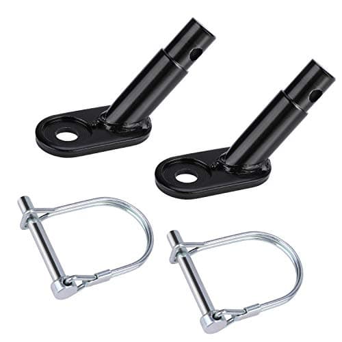 Image of QKURT 2 Pack Bike Trailer Coupler, Bicycle Trailer Hitch Connector Attachment for Child, Pet, Cargo Bike Trailers
