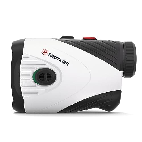 Image of REDTIGER Golf Rangefinder with Slope On/Off, 1200 Yards, 7X Magnification, Laser Range Finder for Golf, Flag Pole Lock with Vibration, Rechargeable, Magnetic Suction