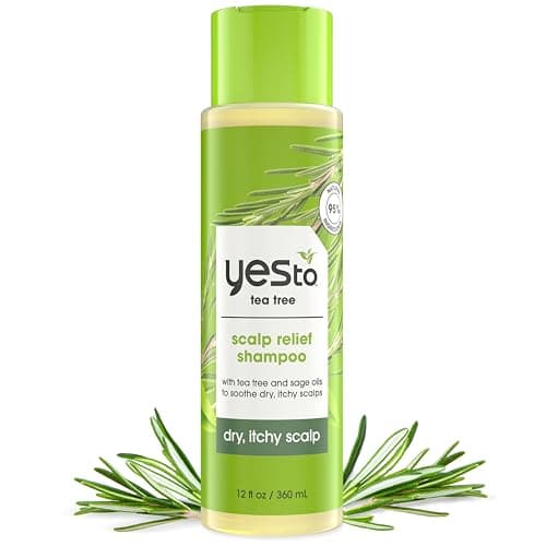 Image of Yes To Naturals Tea Tree & Sage Oil Scalp Relief Shampoo, 12 Fluid Ounce