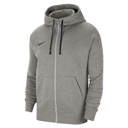 Image of NIKE Men's M Nk Flc Park20 Fz Hoodie Sweatshirt, Dark Grey Heather Black, L EU