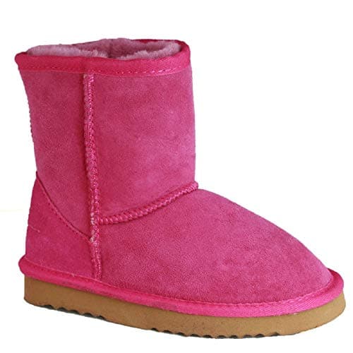 Image of Eastern Counties Leather Childrens/Kids Charlie Sheepskin Boots (6 Child UK) (Pink)