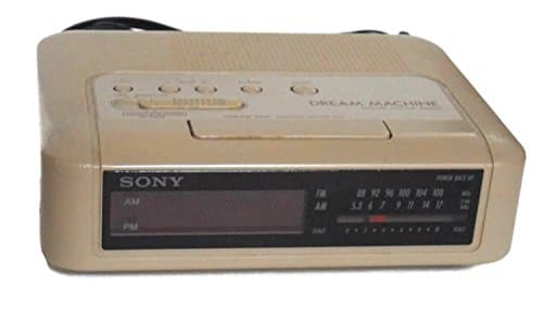 Image of Sony Dream Machine Icf-c240 Digital Alarm Clock Radio Vintage 1980's Am/fm Beige