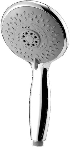 Image of Croydex Contour Maxi Four Function Shower Head & Handset | 4 Water Spray Patterns - Bubbling, Massage, Saturating, Saturating & Massage | Large 125mm Handset & Rub-Clean Nozzles | Universal Connection