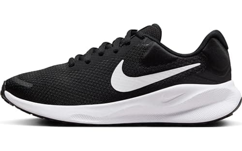 Image of NIKE FB2208-003 Revolution 7 Black/White Women Black/White UK 9.5