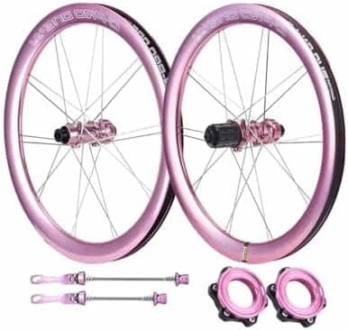 Image of 16 Inch 349 BMX Wheelset Sealed Bearing Disc Brake Quick Release Front Rear Wheels for Folding Bike 8-11 Speed Cassette