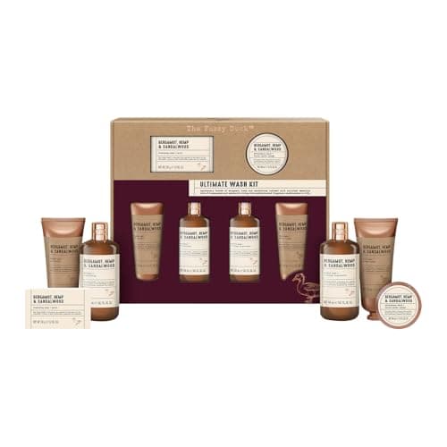 Image of Baylis & Harding The Fuzzy Duck Bergamot, Hemp & Sandalwood Men's Refreshing Wash Kit Gift Set (Pack of 1) - Vegan Friendly