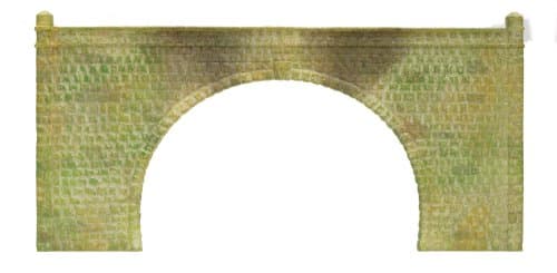 Image of Hornby R8511 Skaledale 00 Gauge Tunnel Portals Double (Stone),Brown,Small