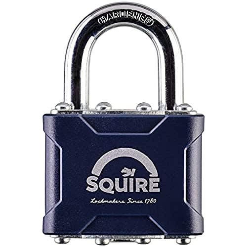 Image of Henry Squire Stronglock Laminated Open Shackle 4 Pin Double Locking Padlock, 38 mm (Length)