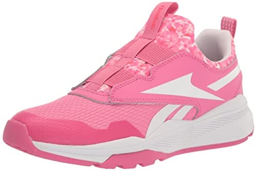 Image of Reebok Boy's XT Sprinter Slip-On Sneaker, True Pink/White/Pink Glow, 6.5 Little Kid