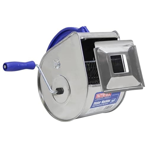 Image of Faithfull Tyrolean Flicker Machine – Stainless Steel Hand Sprayer for Interior & Exterior Wall Coatings