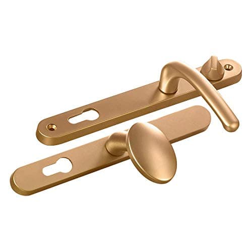 Image of FAB & FIX Balmoral 92/62 Lever/Pad Snib UPVC Furniture - Gold