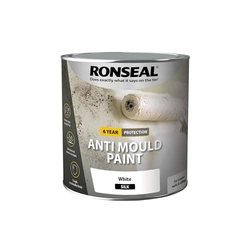 Image of Ronseal Anti Mould Paint White Silk 2.5l
