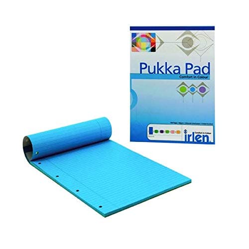 Image of Pukka Pad A4 Refill Pad Turquoise IRLEN50 FINCHLEY Pen Free