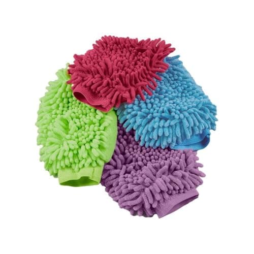 Image of Premier Equine Microfibre Grooming Mitt 6058, Zest, 'One Size'