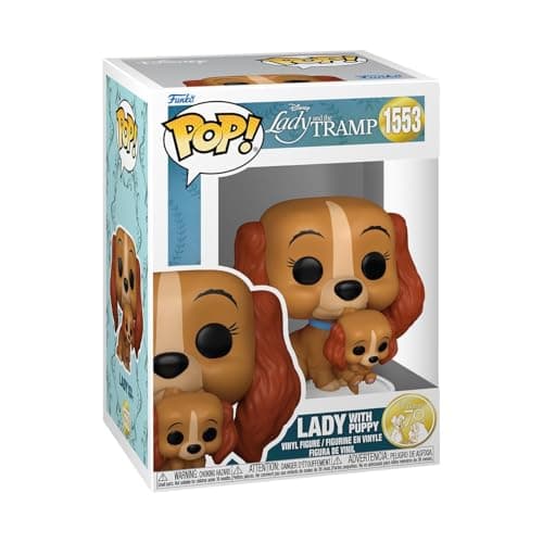 Image of Funko POP! Disney: Lady & the Tramp - Lady with Puppy - Collectable Vinyl Figure - Gift Idea - Official Merchandise - Toys For Kids & Adults - Model Figure for Collectors and Display