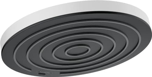 Image of hansgrohe Pulsify S - Water-Saving Overhead Shower, Fixed Shower Head (EcoSmart) 260mm, Rainfall Shower Head with 1 Spray, matt White, 24141700
