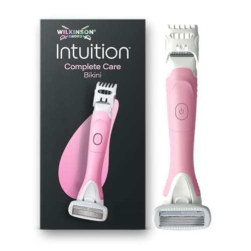 Image of Wilkinson Sword Intuition Complete Care Bikini Trimmer for Women, 2in1 Electric Body Hair Trimmer and Razor Shaver Handle with 1 Blade Refill