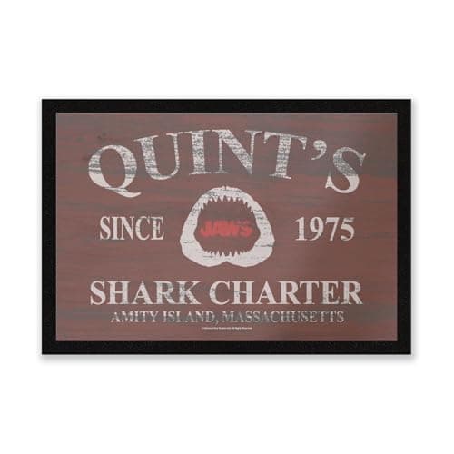 Image of Zavvi Jaws Quints Shark Charter Entrance Mat