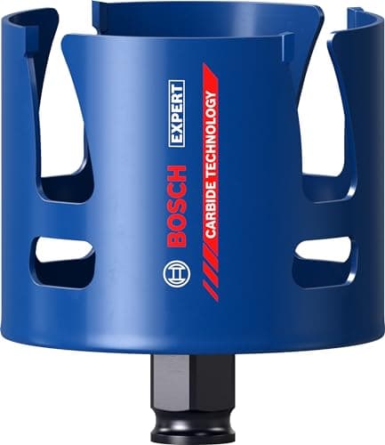 Image of Bosch 1x EXPERT Construction Material Hole Saw (for Softwood, Chipboard, Ø 79 mm, Professional Accessory Rotary Drill/Drivers)
