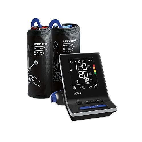 Image of Braun ExactFit 5 Connect Smart Upper Arm Blood Pressure Monitor - Braun Healthy Heart app compatible - Color-coded Indicator -2 Cuff Sizes - For Home Use - BUA6350