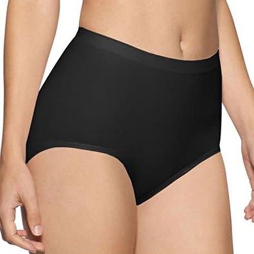 Image of Surefit Seamless Light Control Maxi Briefs Knickers S-XXXL (8-30) Womens Ladies [Sady Trading] (SMALL - UK 8/10, BLACK)