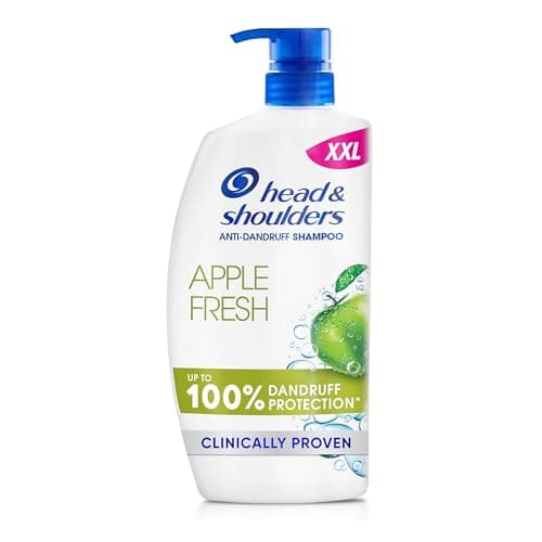 Image of Head & Shoulders Apple Fresh Anti Dandruff Shampoo, 1000ml, Up to 100% Flake Free, Clinically Proven, For Any Hair and Scalp Type, For Daily use, Clean Feeling