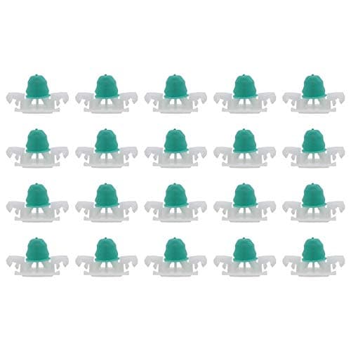 Image of YINETTECH 20Pcs Car Door Panel Moulding Trim Clips 51132251394 With Rubber Boots Compatible With 3Series E36 Coupe Convertible Hatchback