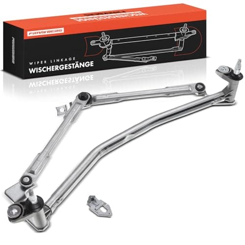 Image of Frankberg 1x Windshield Wiper Linkage without Motor for Left-hand Drive Front Left Right Compatible with Polo 9N Hatchback 2001-2009 Polo 9A2 9A4 9A6 9N2 Saloon 2002-2012 Replace# 6Q1955601