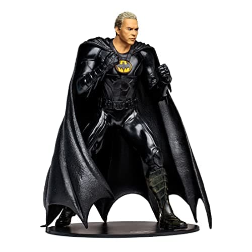 Image of McFarlane Toys, DC Multiverse 12-inch Batman Multiverse Unmasked Gold Label Figure Statue, Collectible DC The Flash Movie Posed Statue with Unique Collector Character Card – Ages 12+