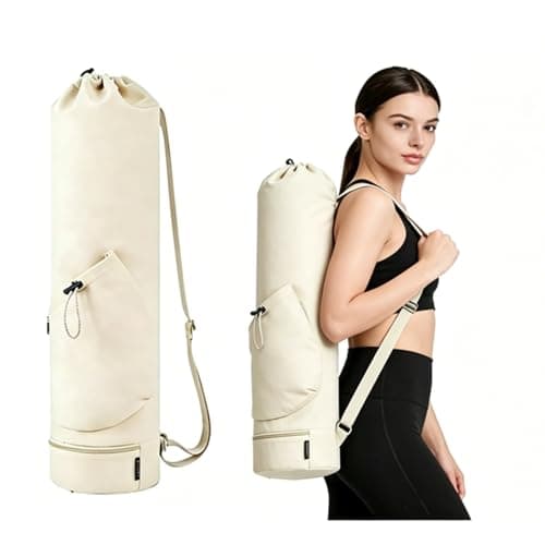Image of Oaygat Yoga Mat Bag Large with Carrying Strap, Bottle Pocket and Wet Compartment Yoga Mat Carry Bag Gym Pilates Bag for Women Men