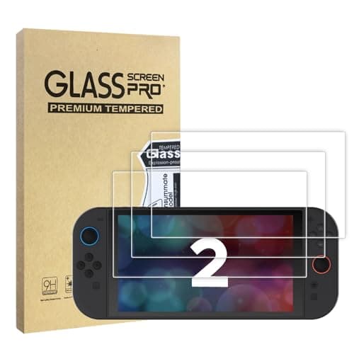 Image of WD&CD 3 Pack Screen Protector Compatible with Nintendo Switch 2, Tempered Glass Film Replacement for Nintendo Switch 2【Anti Scratch 】【Anti Bubble】【High Definition】