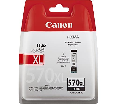 Image of Canon Genuine Ink Cartridge PGI-570XL – Black For Selected PIXMA TS and MG Series, High