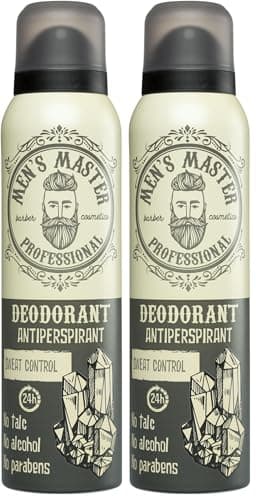 Image of Men's Master Men's Deodorant - Antiperspirant 24 Hour Protection | Fresh, Masculine and Long Lasting Scent | Paraben, Talc and Alcohol Free | 150 ML (Pack of 2)