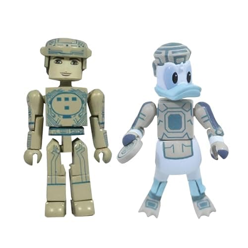 Image of Diamond Select Toys Kingdom Hearts Minimates Series 1 | Space Paranoids Donald & Tron