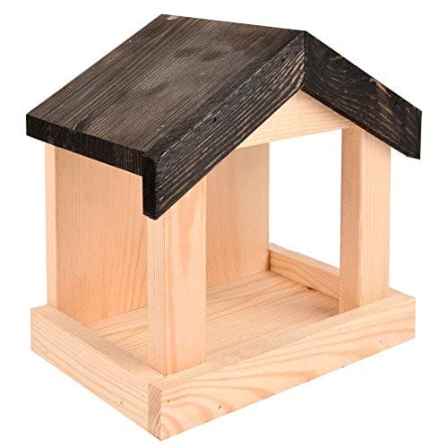 Image of Fallen Fruits FB462 Wall Bird Table,Brown, 22
