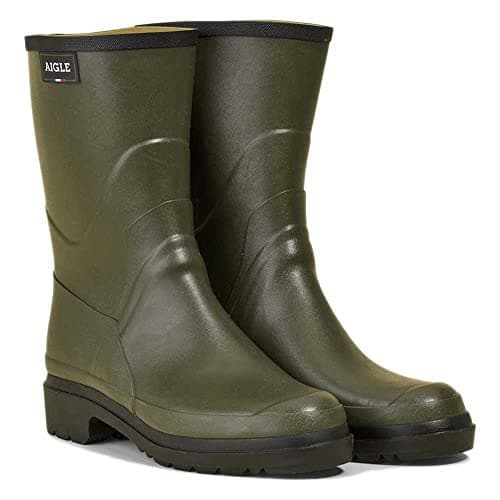 Image of Aigle Men's Bison Work Wellingtons, Kaki, 11 UK