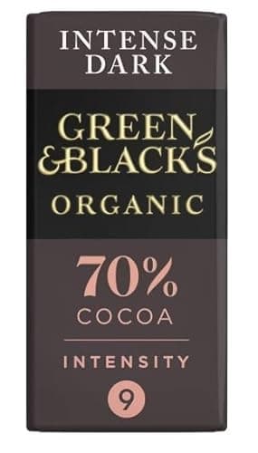Image of 3 x Green & Black's Organic 70% Dark Chocolate Bar 90g Delicious Tasty And Twisty Treat Gift Hamper For Birthday,Christmas,Easter Sold By Kidzbuzz
