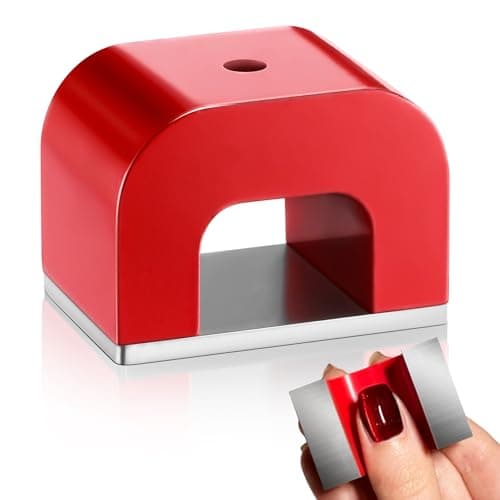 Image of Gulfmew Horseshoe Alnico Magnet U Shaped Magnet for Doing Velvet Nail (30 lb Pull)