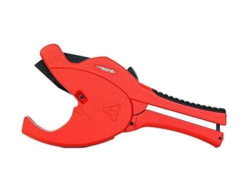 Image of Nerrad Tools NT5063 Raptor Ratchet Action Plastic/Multi-Layer Tube Cutter, Red/Black, 63 mm