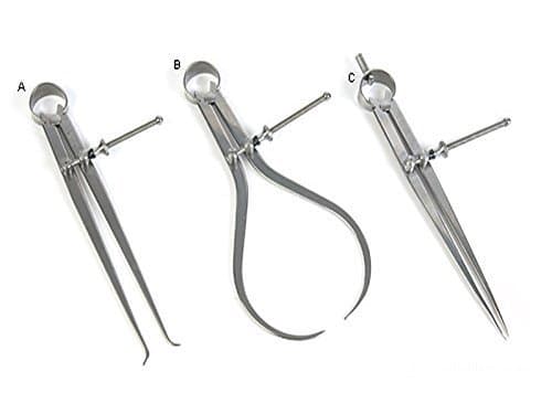 Image of Safedeals365 RAJ05125 Alloy Steel 12" (300MM) Spring Calipers Divider Internal & External Set Of Three Pcs