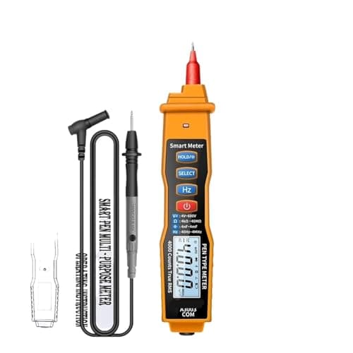 Image of A3003 Digital Multimeter 4000 Counts, Intelligent Non-Contact Voltage Tester, AC/DC Hz Capacitance Measuring Tool(A3003 Yellow)