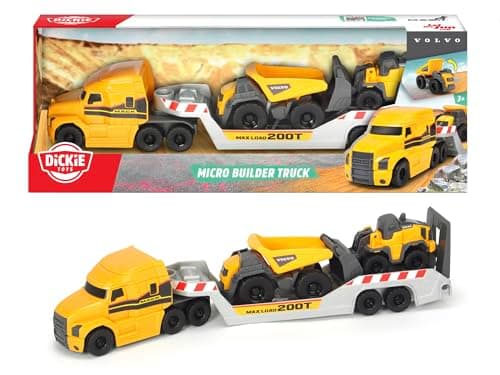 Image of Dickie Toys VOLVO MICRO BUILDER TRUCK TOY VEHICLE