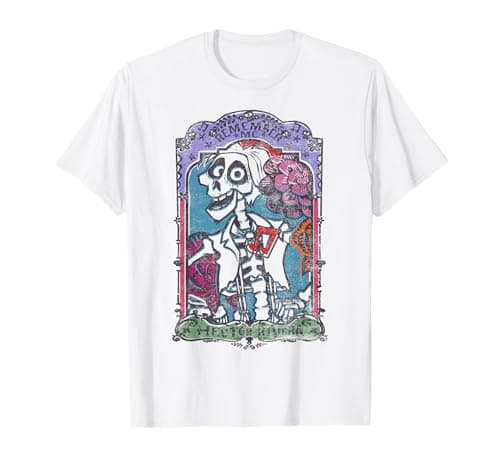 Image of Disney Pixar Coco Remember Me Hector Card T-Shirt