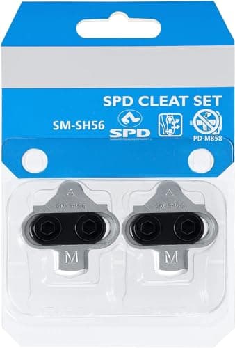 Image of NAACOO Bike Cleats Compatible with Shimano SPD SM-SH51 Cleats - Spin Peloton Indoor Cycling Clips & Mountain MTB Bike Bicycle Cleat Set…
