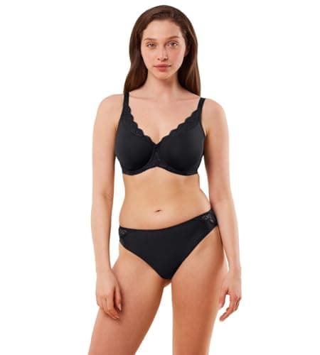 Image of Triumph Womens Amourette W01 Bra, Black, 36DD UK