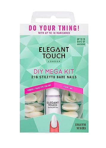 Image of Elegant Touch Bare Nails Mega Kit Stiletto