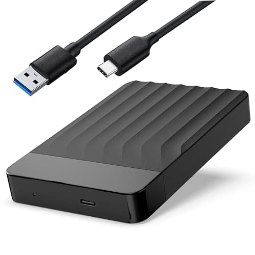 Image of Meyritech 500GB External Hard Drive - USB 3.0 Type-C 500GB Hard Drive for Portable External Data Storage, Macbook, iMacs, PCs, Laptops, Xbox One & PS4 Consoles