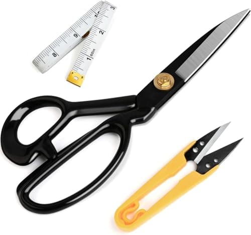 Image of Professional Tailor Scissors 8 Inch(20.3cm) for Cutting Fabric Heavy Duty Scissors for Leather Cutting Industrial Sharp Sewing Shears for Home Office Artists Dressmakers